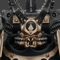 战锤40000 混沌星际战士 黑色军团 装备爆矢枪和动力槌的神选勇士