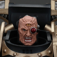 战锤40000 混沌星际战士 黑色军团 装备爆矢手枪和动力拳的神选战士