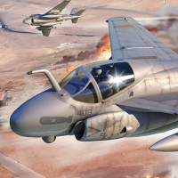 编号：01642 1/72 军用飞机系列 美国A-6E TRAM“入侵者”攻击机