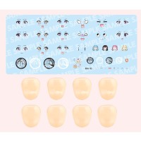 创彩少女庭园 自定义脸部 与 水贴套装 第五弹 【结城圆用A】