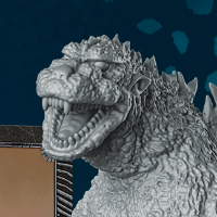 克苏鲁：死亡湮灭——禁忌之地 桌游 哥斯拉 独家雕塑 拓展包