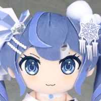 虚拟歌手系列 雪未来 毛绒玩偶 Crystal Snow