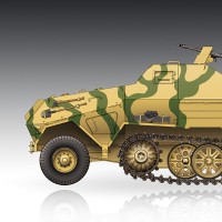 编号:07404 1/72 装甲车辆系列 德国12吨DB10牵引车(装甲型)