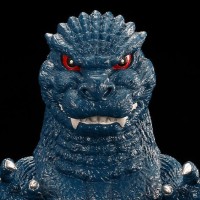 哥斯拉 软胶 复古蓝色