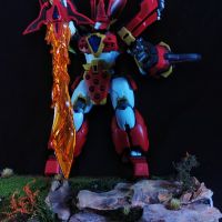 花了一天的时间做了个素组 感觉挺好的 没有评论区说的那么差劲 大概是因为我只拼过gsc家的模型吧_(:з」∠)_ 就是感觉金色塑料感有点重 等抽空再重喷一下颜色吧