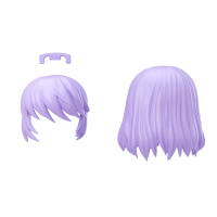 30MS 选装发型配件12  款式共4种 中短发6[紫色2] ​​​
