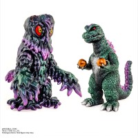 哥斯拉 与 黑多拉 软胶模型套装 油污变种