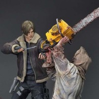 究极稀有主线 生化危机4 重制版 里昂·斯科特·肯尼迪VS电锯男