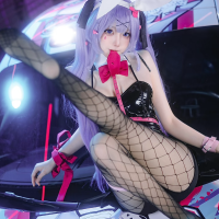 初音 兔子洞的cos