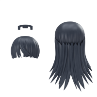 30MS 选装发型配件12 款式共4种  直发1[深蓝1] ​​​