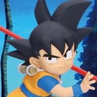 龙珠大魔 小孙悟空 附带背景板的珍藏人偶