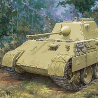 编号:84831 1/48 装甲车辆系列 德国黑豹A型侦查坦克