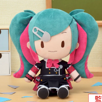 初音未来：缤纷舞台 Fuwa Petit L码毛绒玩偶“教室世界的初音未来”