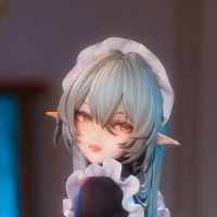 「爱偷懒的调皮女仆-希维尔」追视眼2.0 磁控爱心光效  1/6 手办