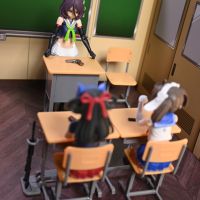 TOMYTEC 机娘配件 Little Armory 小军械库 LD013 指定防卫校课桌椅 D.D.A SCHOOL DESK 拼装模型