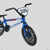 Pripra 人偶的运动 BMX 竞速车 蓝色