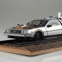 电影设备 No.BT-04 1/24 回到未来 第三部 时光机 铁路版