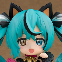 粘土人#2759 初音未来 黑招财未来