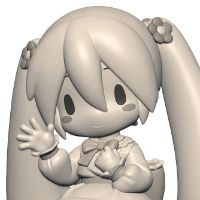 初音未来系列 Fuwa Petit 小坐系列精细人偶 “初音未来”组合3（可爱连衣裙）