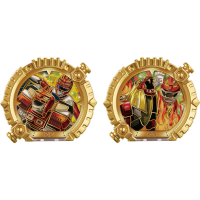 DX战队指环套装 星兽战队银河人与百兽战队牙吠连者