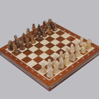 普利普拉 人偶的玩法 国际象棋 木纹版