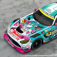 初音未来 GT企划 1/64 GOODSMILE 初音未来 AMG 2025 开幕战