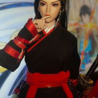 自diy黑衣古装女侠