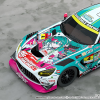 初音未来 GT企划 1/43 GOODSMILE 初音未来 AMG 2025 开幕战