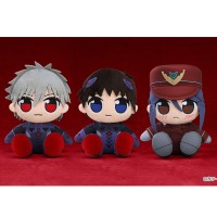 KURIPAN 新世纪福音战士新剧场版 毛绒玩偶 碇真嗣（黑作战服）/渚薰（黑作战服）/葛城美里