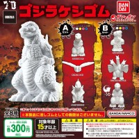 东宝怪兽 哥斯拉橡胶扭蛋