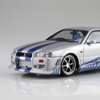 电影设备 No.WS-02 1/24 速度与激情 日产R34 Skyline GT-R