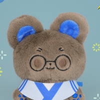 银魂 MINI-MOFU毛绒挂件 志村新八