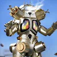 奥特怪兽热爱版  宇宙机器人金古桥