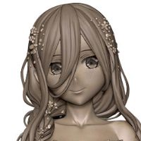 五等分的新娘＊ 中野三玖珍藏人偶 五等分的新娘动画原稿展造型