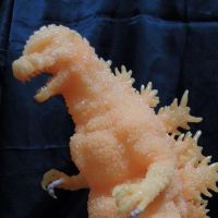 哥斯拉1984（软胶套件）蓄光橙色版