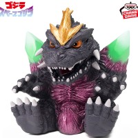 东宝怪兽系列 镇座兽 太空哥斯拉 绿色水晶款