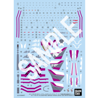 HG 1/100 VF-31C 齐格飞（米拉洁·法莉娜·吉纳斯专用机）的专用水贴