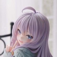 伊蕾娜 针织连衣裙 重涂蓝色