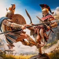 刺客信条 斯巴达踢 1/6立体雕像