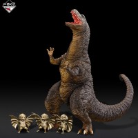 一番赏 哥斯拉 大怪兽列传G  C奖 哥斯拉龙珍藏玩偶 附带小小多拉多玩偶