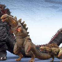 S.H.MonsterArts 新哥斯拉 哥斯拉（2016）第二形态与第三形态套装