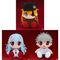 新世纪福音战士新剧场版 KURIPAN 毛绒玩偶 绫波零 长发（长发：白色作战服）／式波·明日香·兰格雷（运动服与报童帽）／渚薰 校服