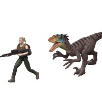 侏罗纪世界 哈蒙德收藏系列双人装可动恐龙模型