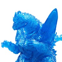 软胶怪兽档案 空间哥斯拉 透明蓝宝石闪粉版