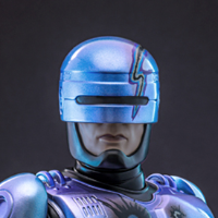 机械战警2 机械战警 战损版 搪胶可活动人偶