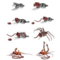 怪形-7英寸比例可动人偶——豪华终极狗形怪物——怪形狗（怪形犬）