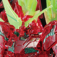 HG 1/144 福冈高达基地专属商品 独角兽高达完美型（毁灭模式） （最终决战样式） GSF版【透明配色】