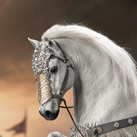 三国系列-照夜玉狮子（战马）