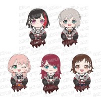 毛绒玩偶  Afterglow 美竹兰/青叶摩卡/上原绯玛丽/宇田川巴/羽泽鸫