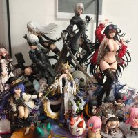 qq社再版洛琪希到货氵，柜子也刚好差不多满了，爆下柜